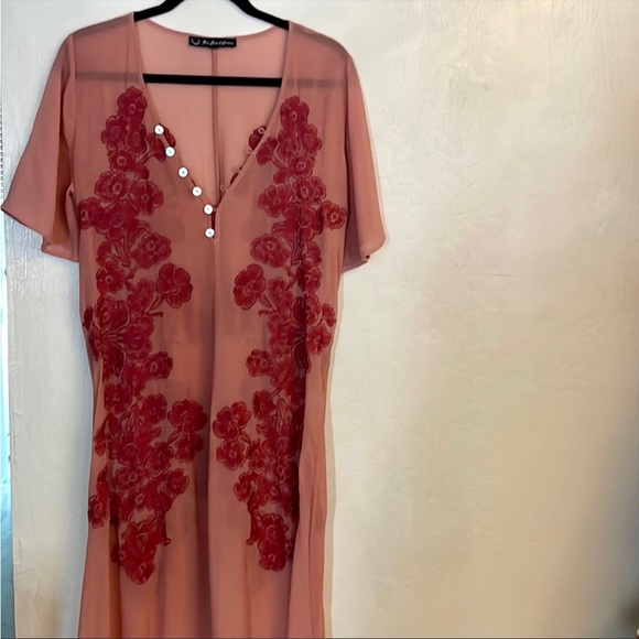 For Love And Lemons Dresses & Skirts - For Love & Lemons embroidered maxi dress - size L